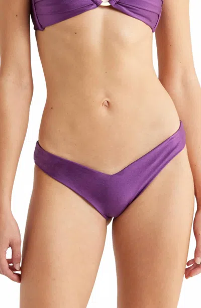 Kulani Kinis Y Cheeky Bikini Bottom In Sugar Plum In Purple