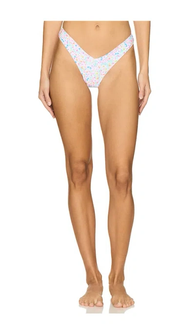 Kulani Kinis Y Cheeky Bikini Bottom In Moonflower