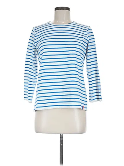 Pre-owned Kule 3/4 Sleeve T-shirt In Blue