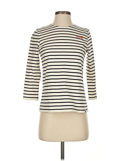 Pre-owned Kule 3/4 Sleeve T-shirt In White