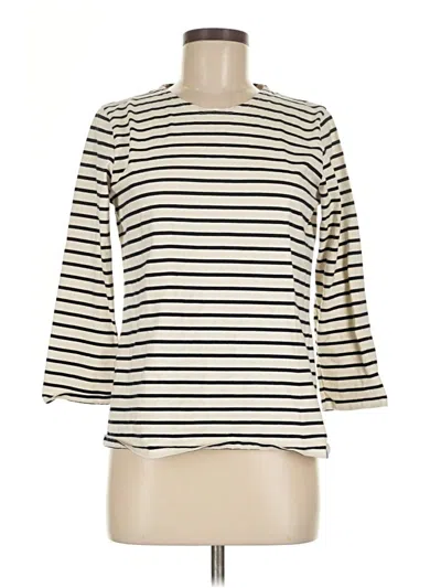 Pre-owned Kule 3/4 Sleeve T-shirt In White