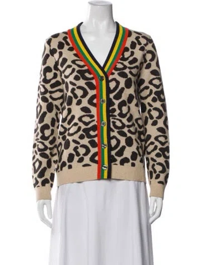 Pre-owned Kule Animal Print Jacket In Neutral