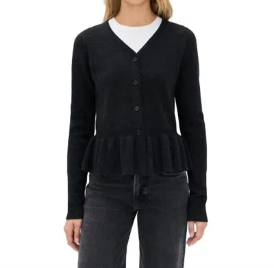 Kule Bee Sweater Cardigan In Black