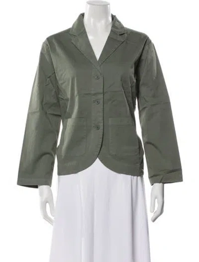 Pre-owned Kule Blazer In Green