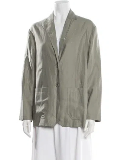 Pre-owned Kule Blazer In Green