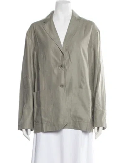 Pre-owned Kule Blazer In Green