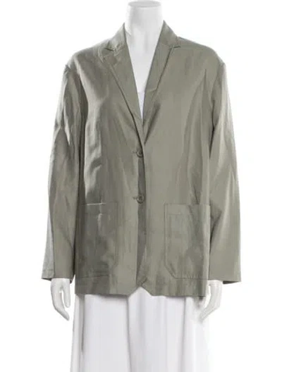 Pre-owned Kule Blazer In Green