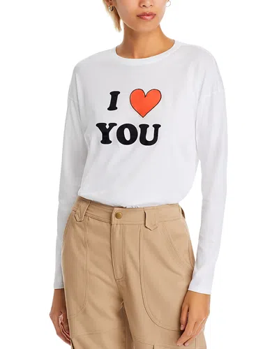 Kule Boyfriend Graphic Tee In White