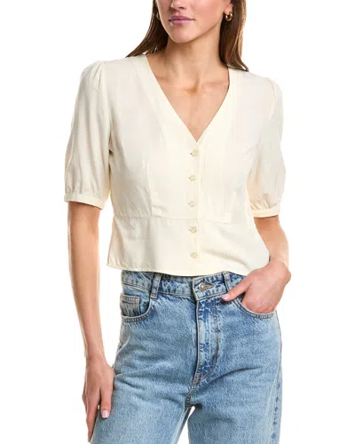 KULE KULE BUTTON CROPPED BLOUSE