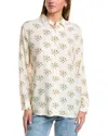 Kule Button Front Blouse In Neutral