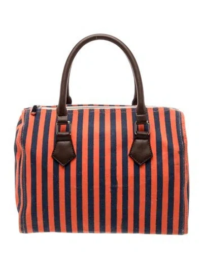 Pre-owned Kule Canvas Top Handle Bag In Multi