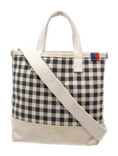 Pre-owned Kule Canvas Top Handle Bag In Neutral