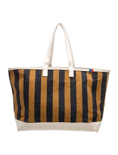 Pre-owned Kule Canvas Tote In Blue