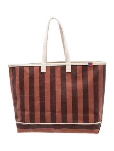 Pre-owned Kule Canvas Tote In Brown