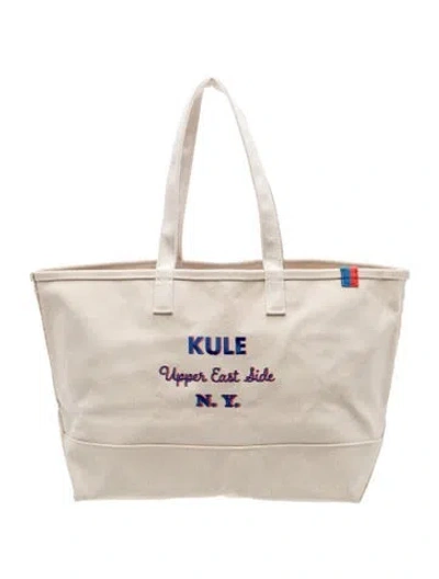 Pre-owned Kule Canvas Tote In Neutral