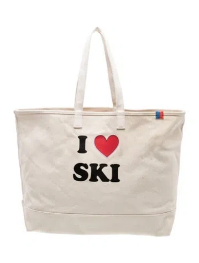 Pre-owned Kule Canvas Tote In Neutral