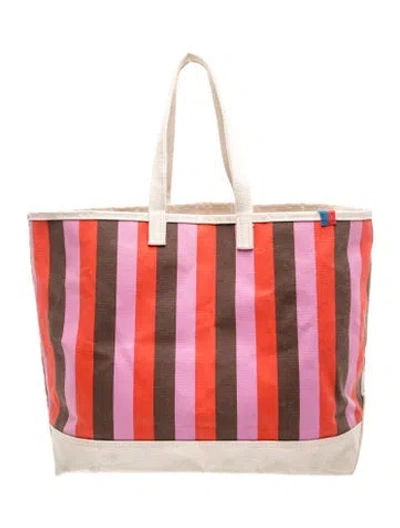 Pre-owned Kule Canvas Tote In Neutrals