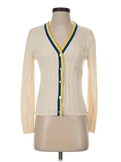 Pre-owned Kule Cardigan Sweater In Ivory