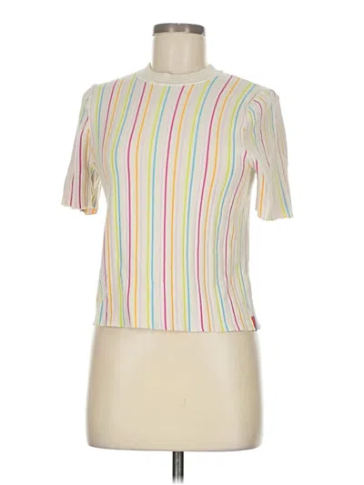 Pre-owned Kule Cardigan Sweater In White