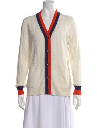 Pre-owned Kule Cashmere Colorblock Pattern Sweater W/ Tags In Neutral