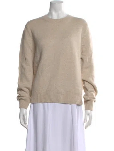 Pre-owned Kule Cashmere Crew Neck Sweater In Neutral