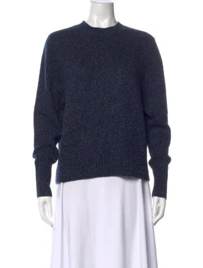 Pre-owned Kule Cashmere Crew Neck Sweater W/ Tags In Blue