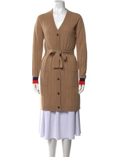 Pre-owned Kule Cashmere Long Dress In Brown