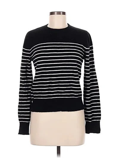 Pre-owned Kule Cashmere Pullover Sweater In Black