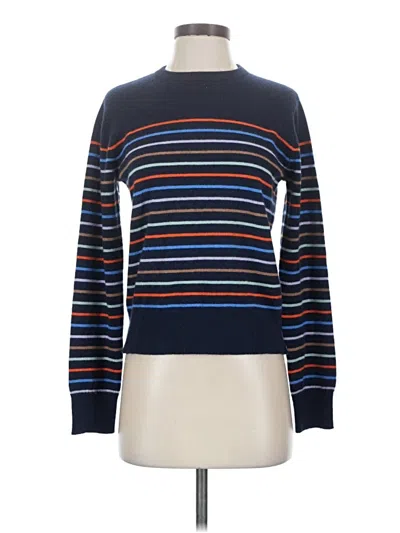 Pre-owned Kule Cashmere Pullover Sweater In Blue