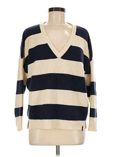 Pre-owned Kule Cashmere Pullover Sweater In Ivory