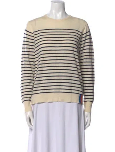 Pre-owned Kule Cashmere Striped Sweater