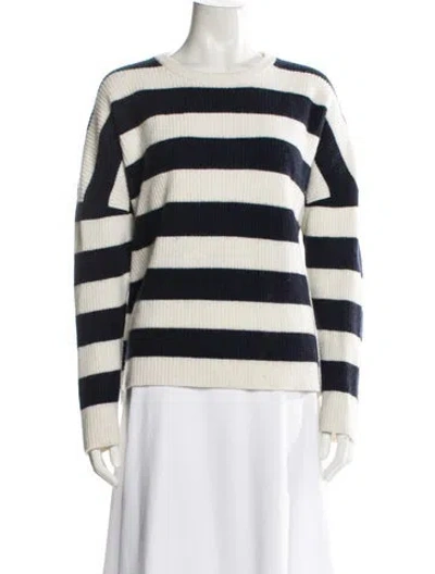 Pre-owned Kule Cashmere Striped Sweater