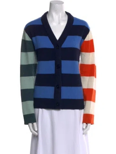 Pre-owned Kule Cashmere Striped Sweater In Multi