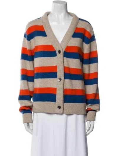 Pre-owned Kule Cashmere Striped Sweater In Multi