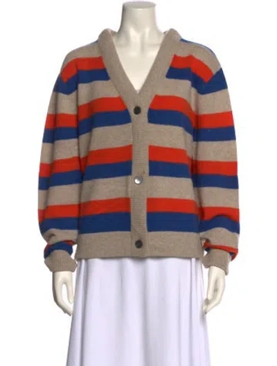 Pre-owned Kule Cashmere Striped Sweater In Multi