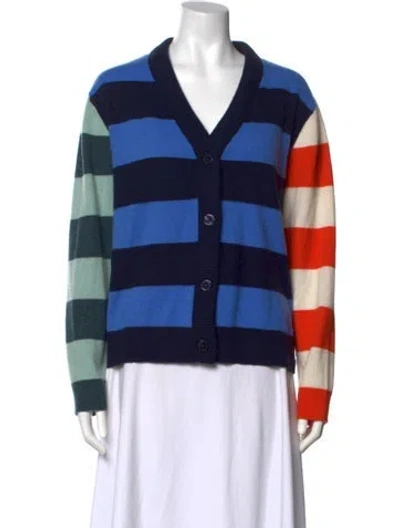 Pre-owned Kule Cashmere Striped Sweater In Multi