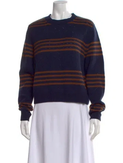 Pre-owned Kule Cashmere Striped Sweater In Multi