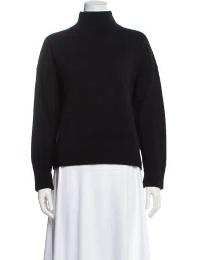 Pre-owned Kule Cashmere Turtleneck Sweater In Black