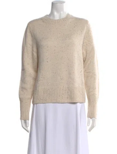 Pre-owned Kule Cashmere Tweed Pattern Sweater W/ Tags In Neutral