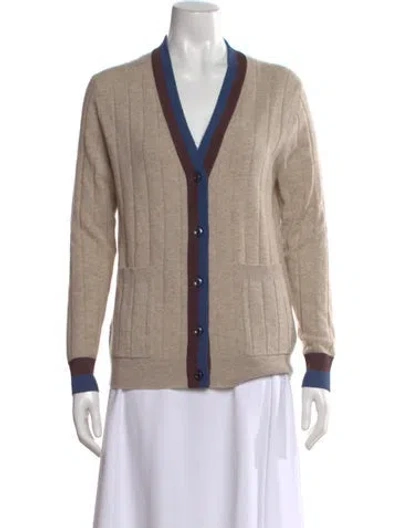 Pre-owned Kule Cashmere V-neck Sweater