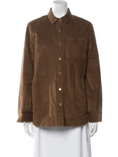 Pre-owned Kule Coat In Brown