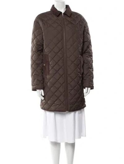 Pre-owned Kule Coat In Brown
