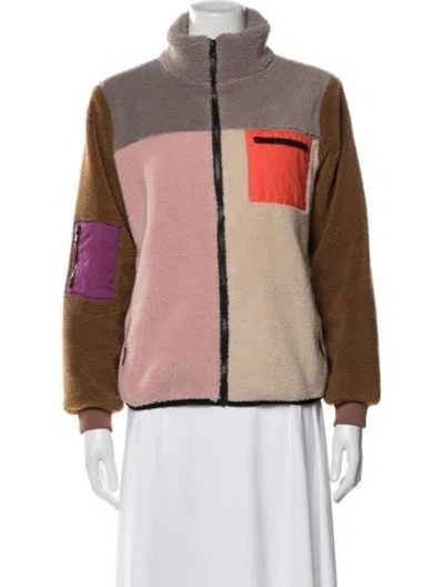 Pre-owned Kule Colorblock Pattern Jacket In Neutral