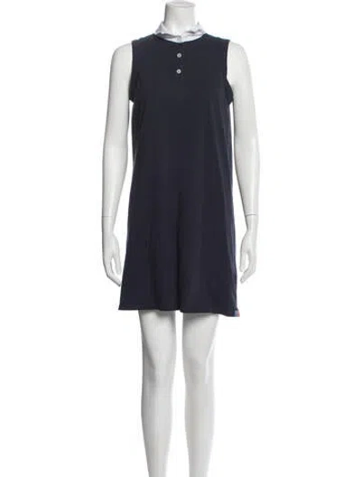 Pre-owned Kule Colorblock Pattern Midi Length Dress In Multi