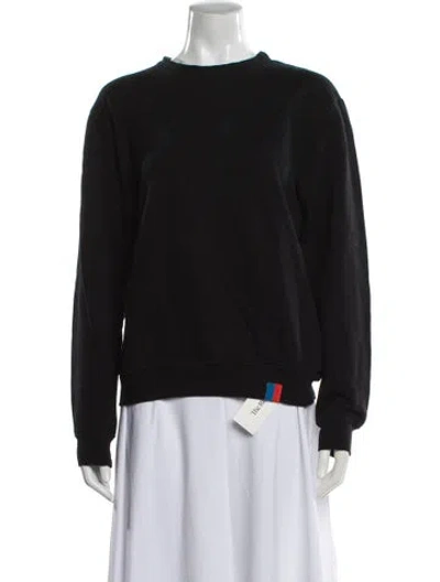 Pre-owned Kule Crew Neck Long Sleeve Sweatshirt In Gray