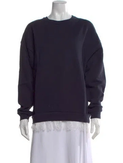 Pre-owned Kule Crew Neck Long Sleeve Sweatshirt In Multi