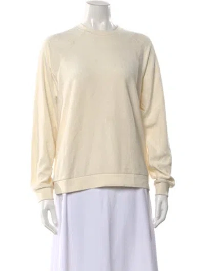 Pre-owned Kule Crew Neck Long Sleeve Sweatshirt In Neutral