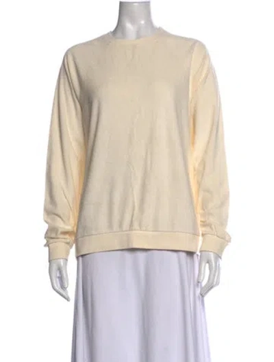 Pre-owned Kule Crew Neck Long Sleeve Sweatshirt In Neutrals
