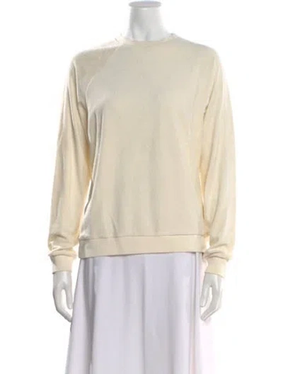 Pre-owned Kule Crew Neck Long Sleeve Sweatshirt W/ Tags In Neutral