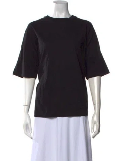 Pre-owned Kule Crew Neck Short Sleeve T-shirt In Black